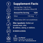 Trace Minerals Plata Coloidal Suplemento 30 ppm 8 oz