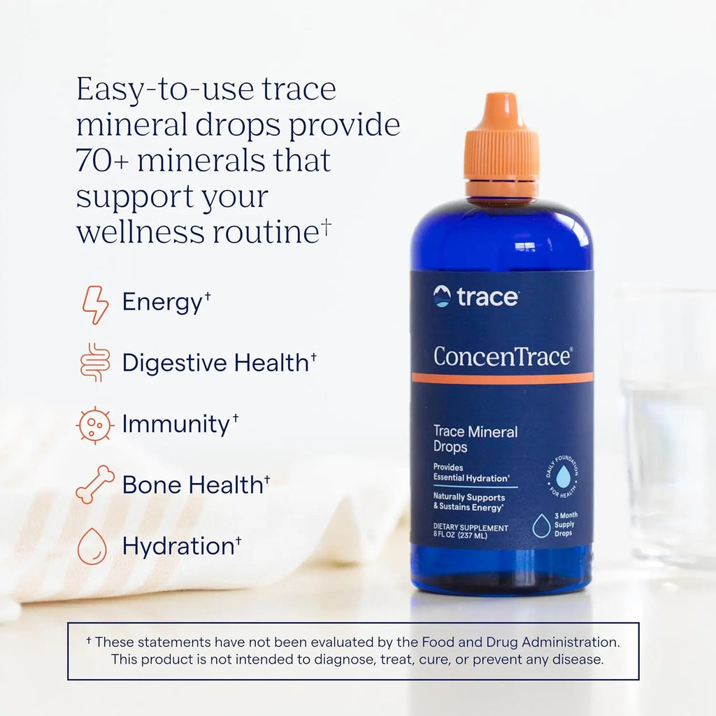 TRACE MINERALS CONCENTRACE 8oz SOLUBLE IONIC- SODIO SFN