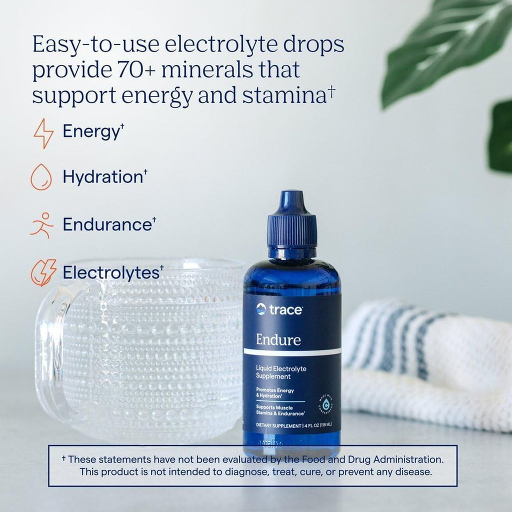 Trace Minerals Endure Performance Electrolitos 4 oz 118 ml