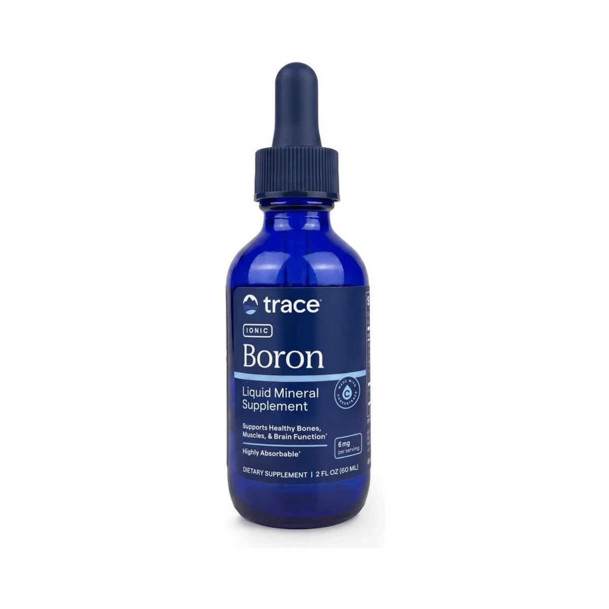 TRACE MINERALS LIQUIDO BORON -HUESOS- MUSCULOS 6Mg 59mL
