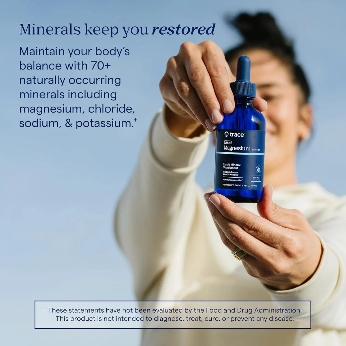 TRACE MINERALS LIQUIDO MAGNESIO IONIC ENERGIA 400MG 59ML