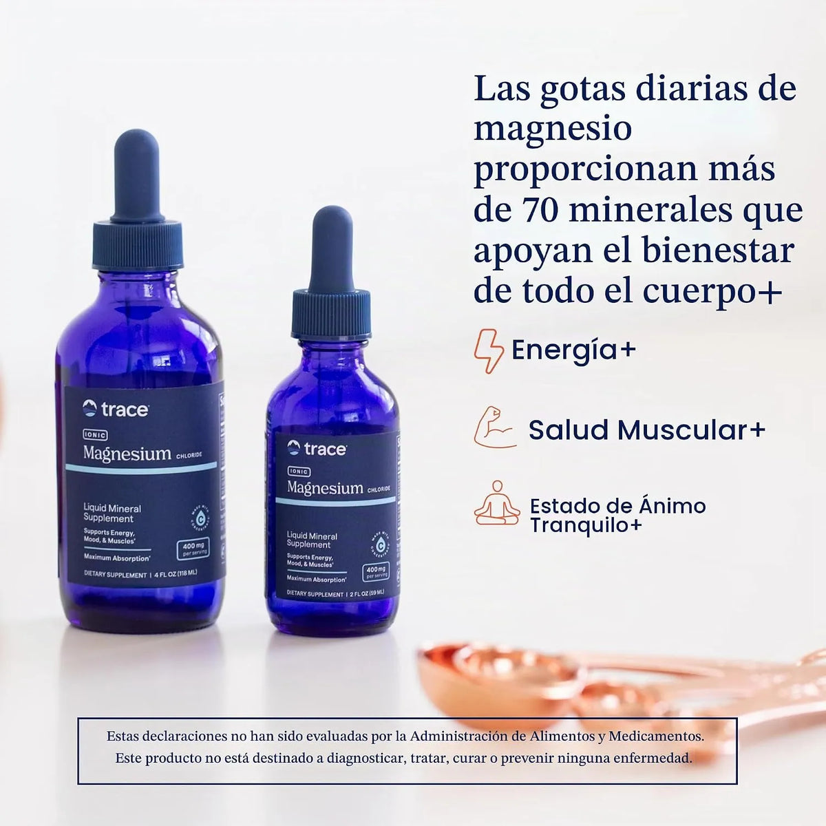 TRACE MINERALS LIQUIDO MAGNESIO IONIC ENERGIA 400MG 59ML