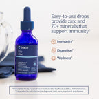 Trace Minerals Zinc Iónico Líquido Inmunidad 50 mg 59 ml