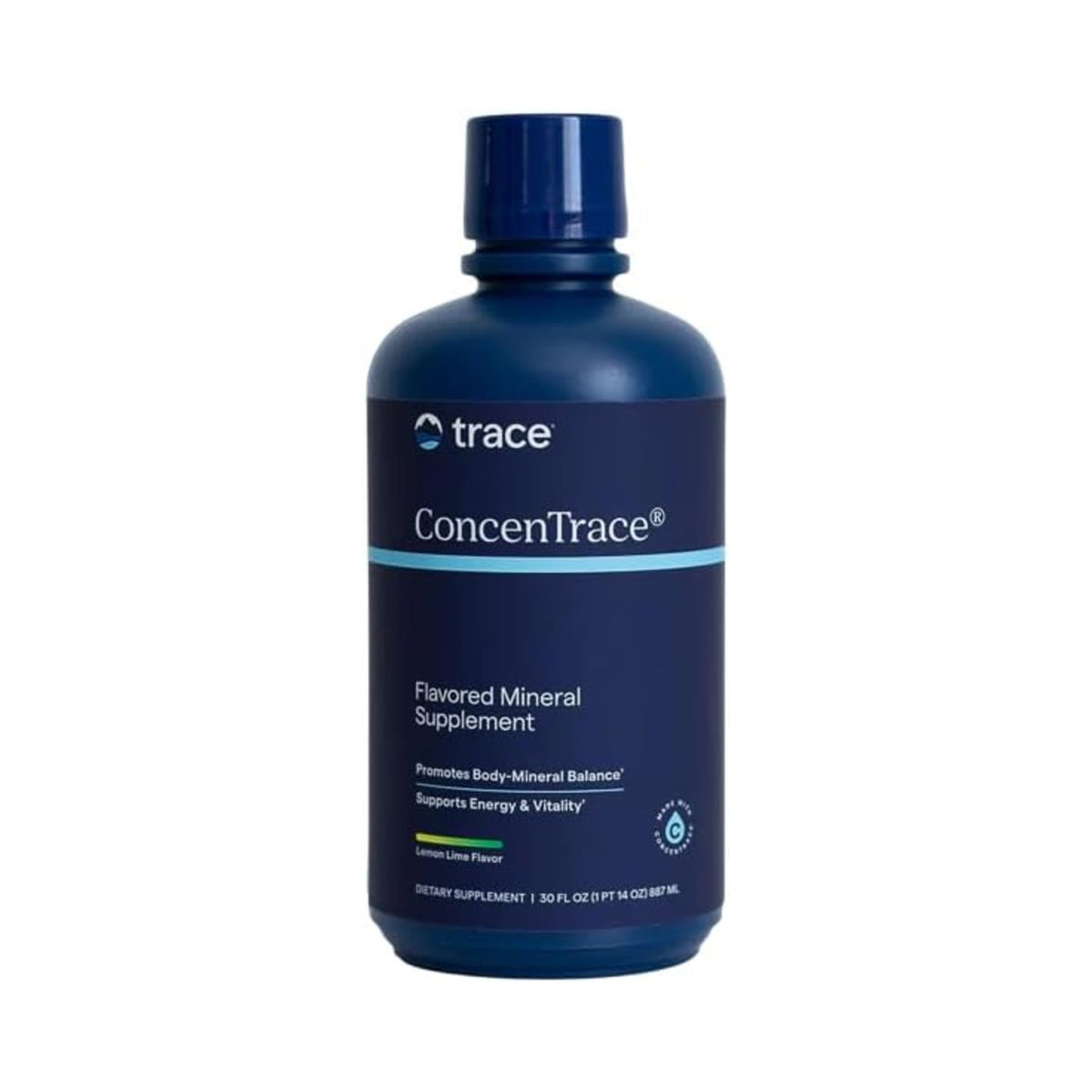 Trace Minerals Concentrace Oligoelementos 887 Ml Sabor Lima Limón – Minerales Traza