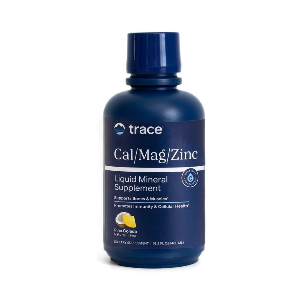 Trace Minerals Calcio Magnesio Zinc Líquido Sabor Piña Colada De 475 Ml – Minerales