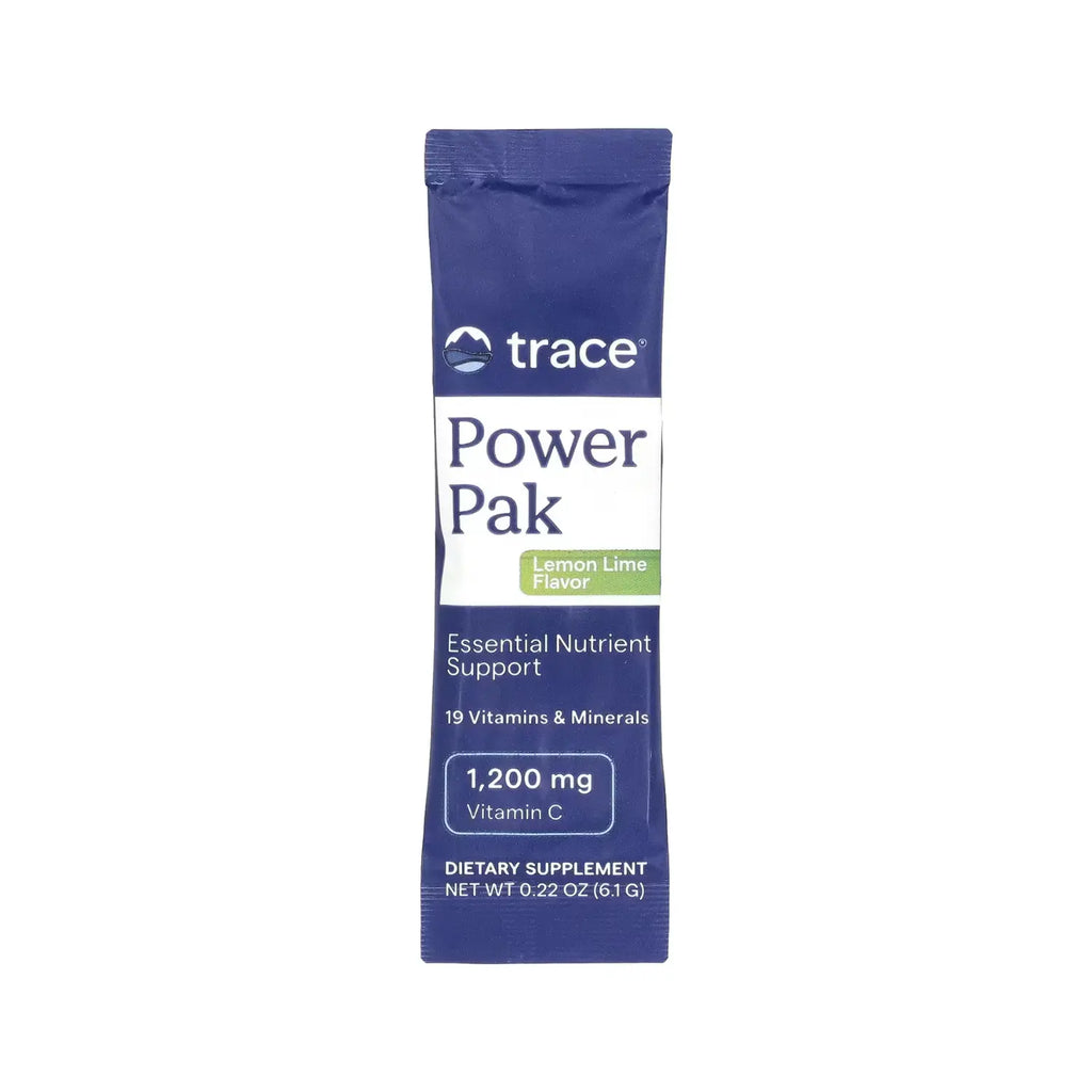 TRACE MINERALS POWERPAK VITAMINA C 30 SOBRES MINERALES  LIMON SFN