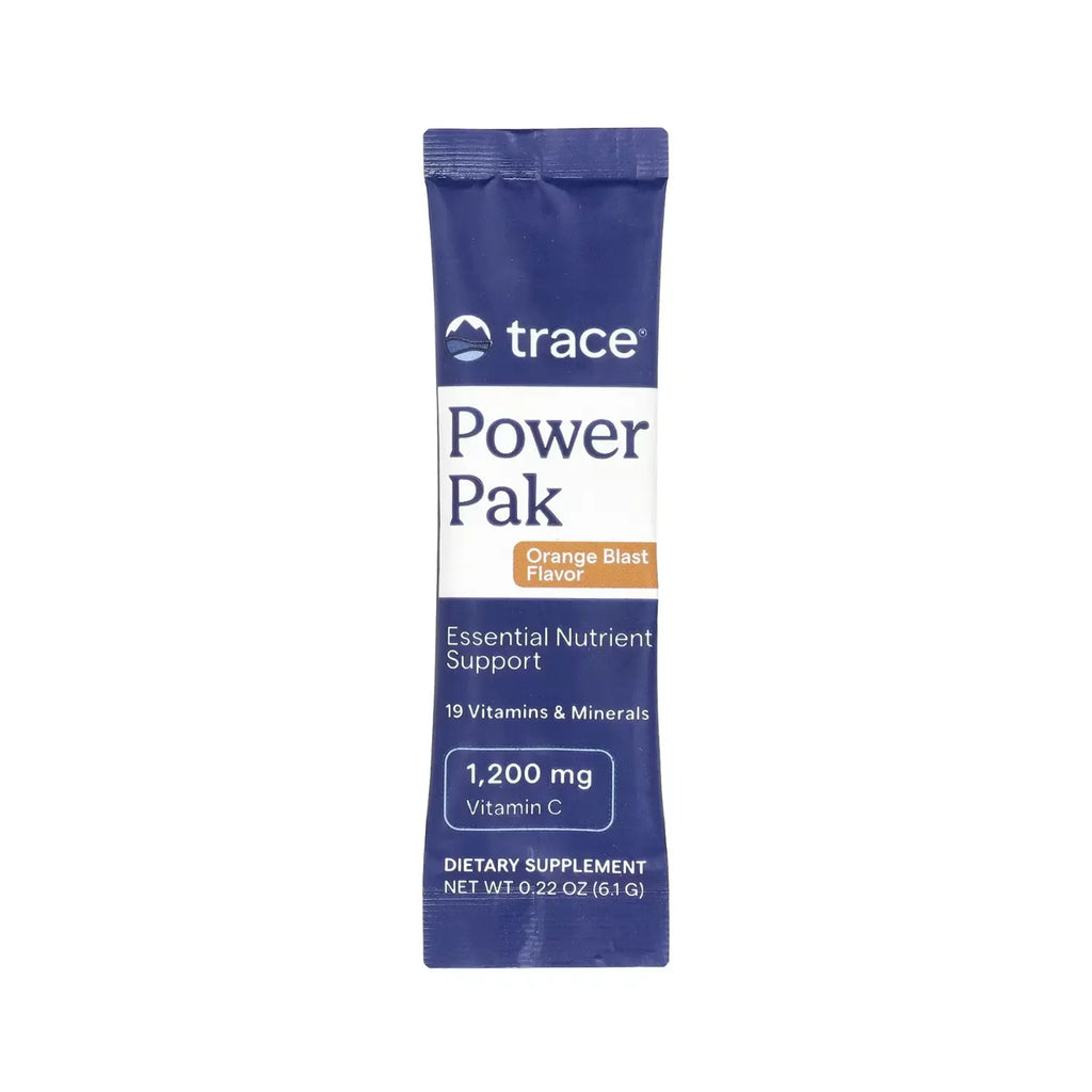 Trace minerals POWER PAK VIT C ORANGE  (BOX-30 PACKETS) (CASE 12CT)