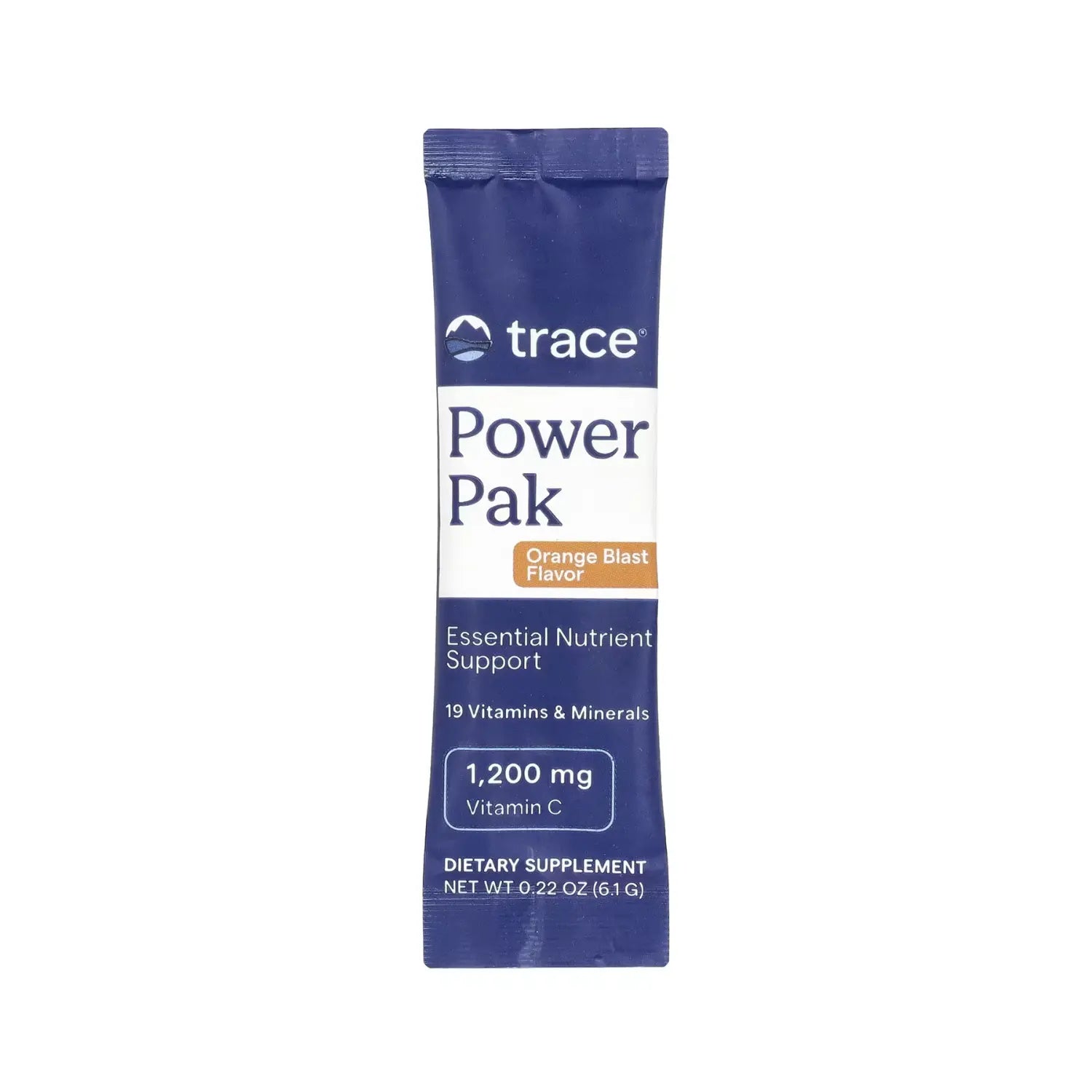 Trace minerals POWER PAK VIT C ORANGE  (BOX-30 PACKETS) (CASE 12CT)