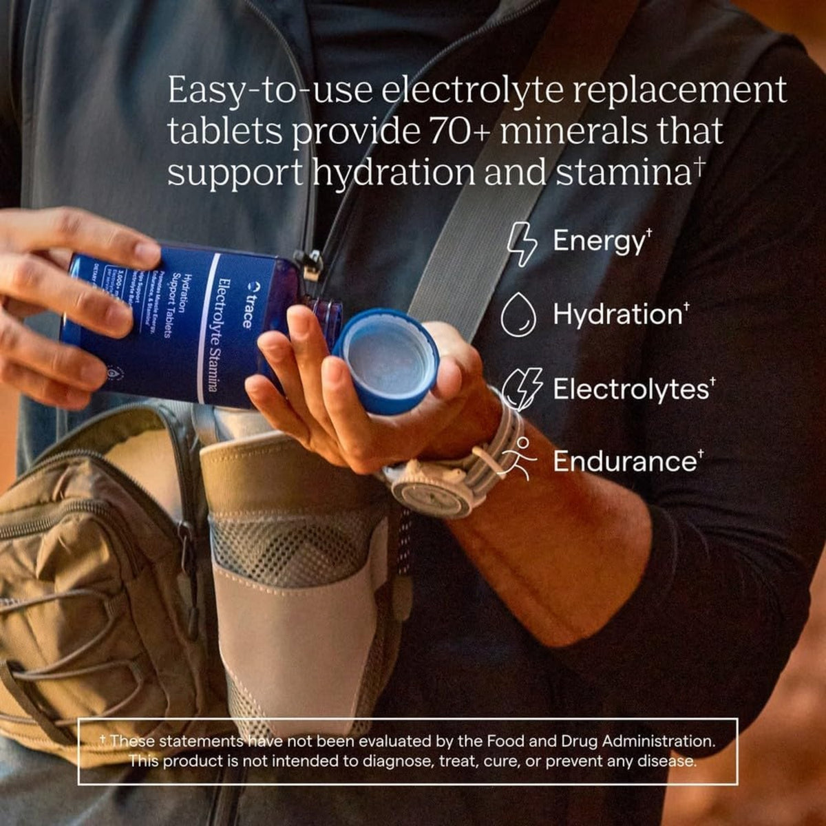 Trace Minerals Electrolitos 90 Cápsulas Tm Sport Sin Sabor Magnesio – Hidratación