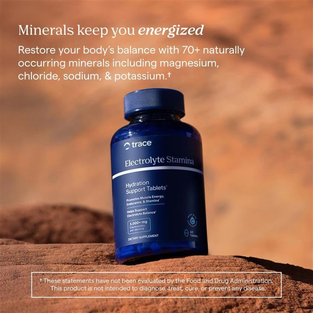 Trace Minerals Electrolitos 90 Cápsulas Tm Sport Sin Sabor Magnesio – Hidratación