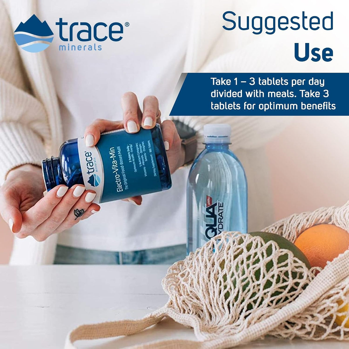 Trace Minerals Multivitamínico Electro-vita-min En Tabletas Sin Sabor – Vitaminas