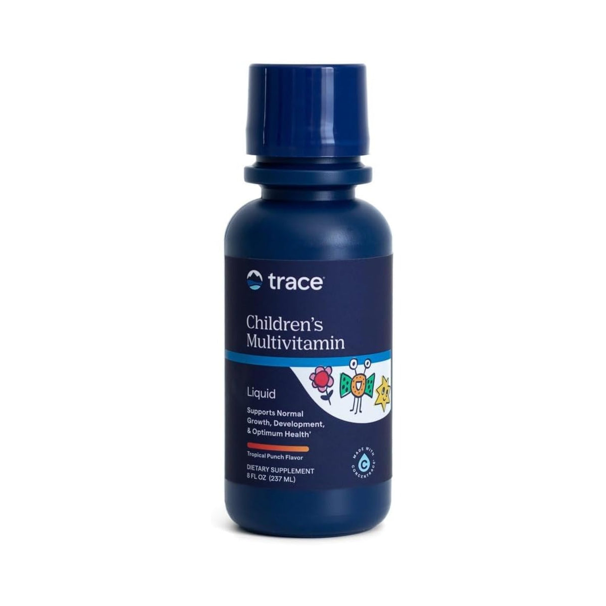 Trace Minerals Multivitamínico Infantil Sabor Tropical Punch 237 Ml Ponche Tropical – Vitaminas