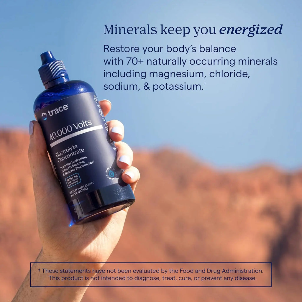 Trace Minerals 40,000 Volts 8oz Concentrado Electrolito Sfn