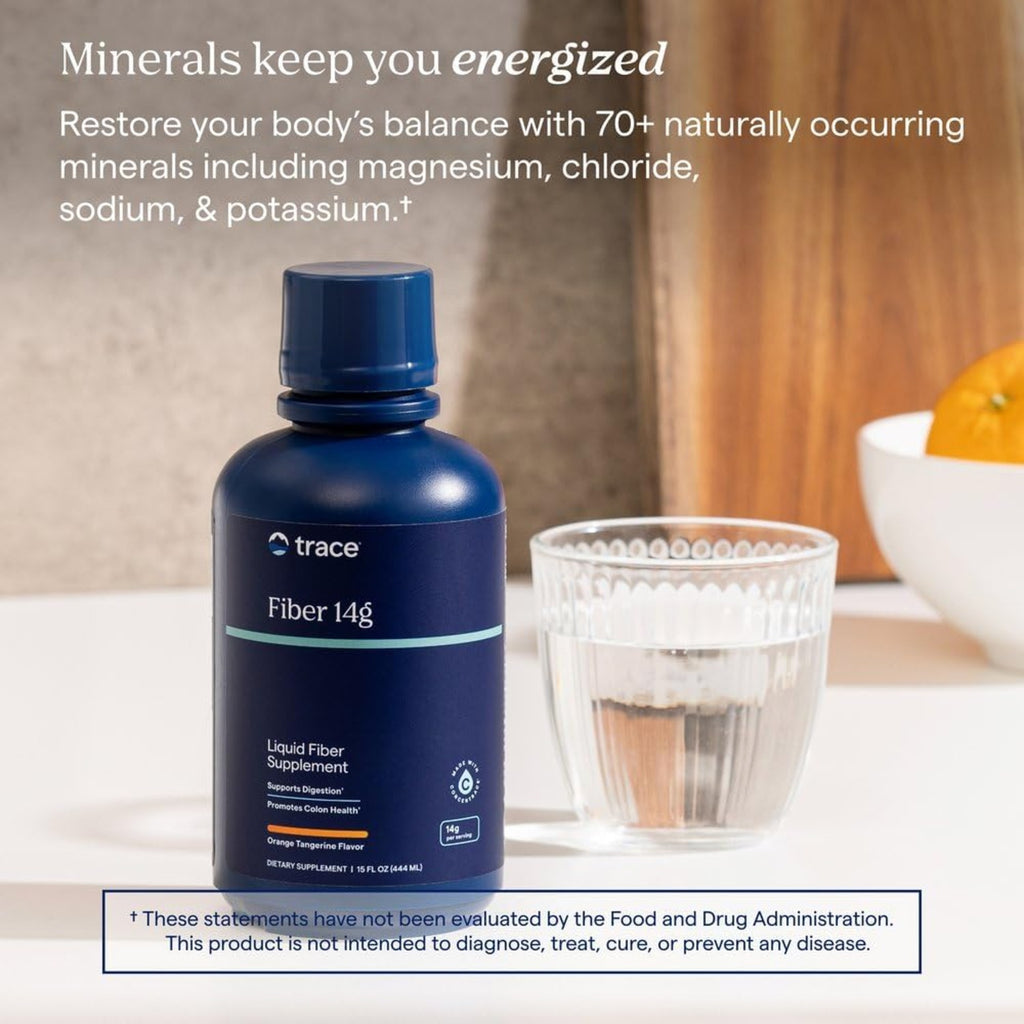 Trace Minerals De Fibra Con Naranja Mandarina Y 444 Ml