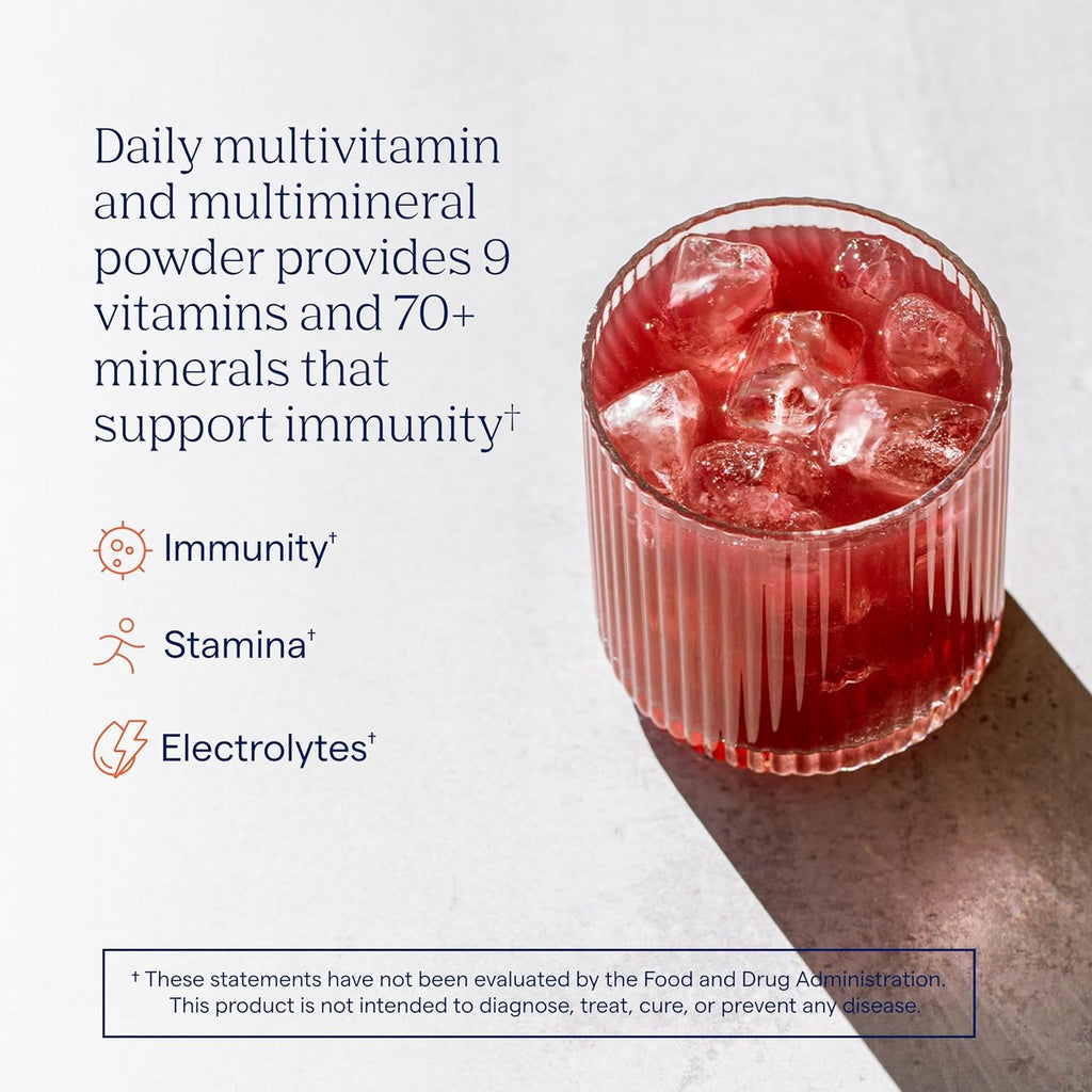 Trace Minerals Electrolitos Stamina Power Pak Sabor Açaí Berry Caja con 30