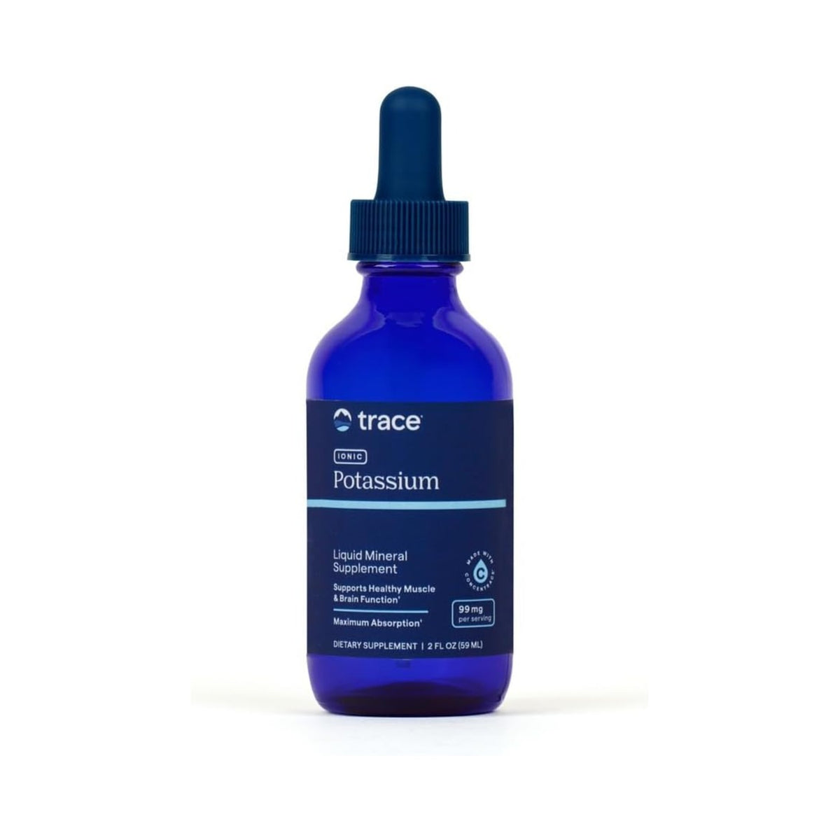 Trace Minerals Potasio Ionico Líquido Mineral Vegano Sin Sabor 59ml – Minerales