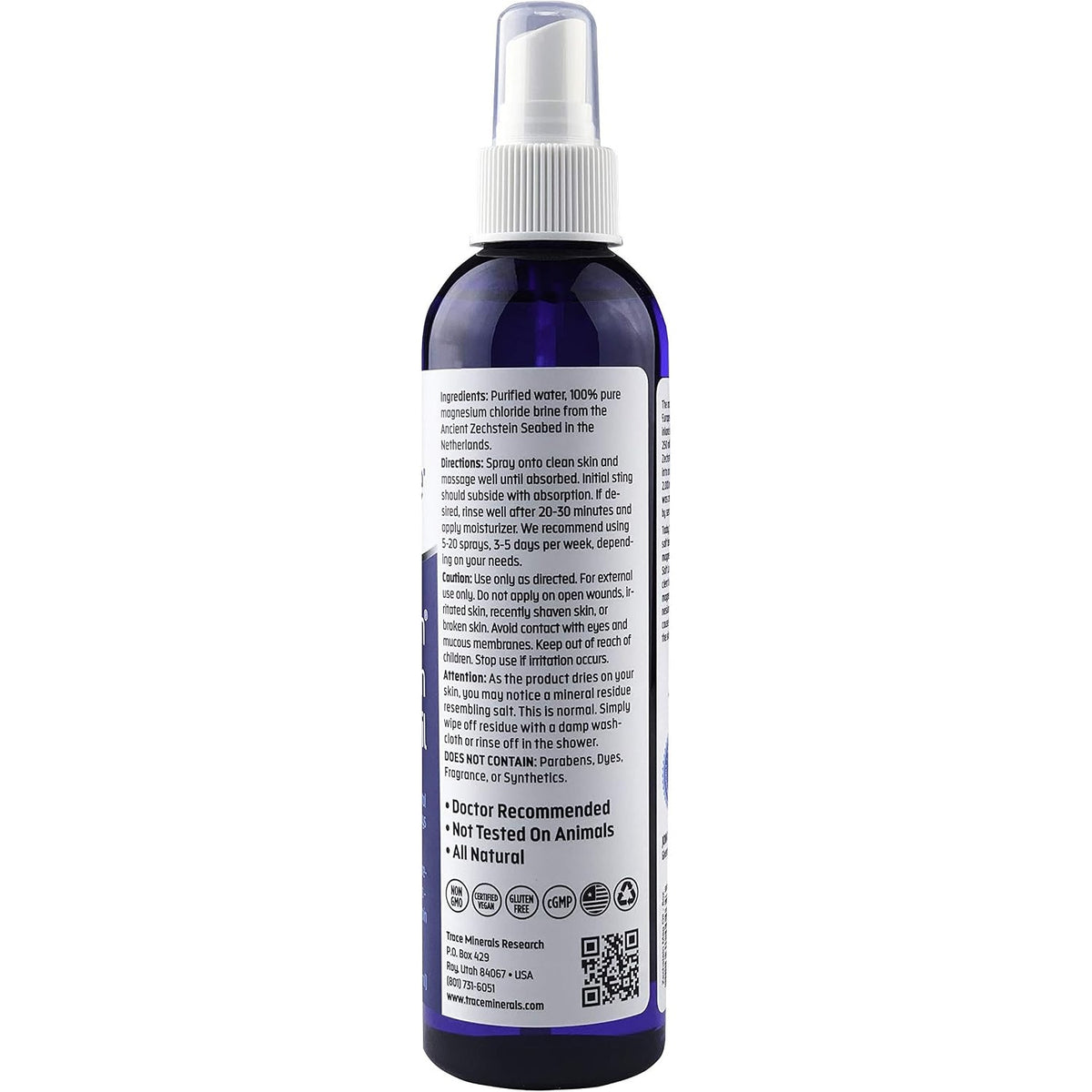 TM Skincare Pure Magnesium Oil Aceite de Magnesio 8 oz