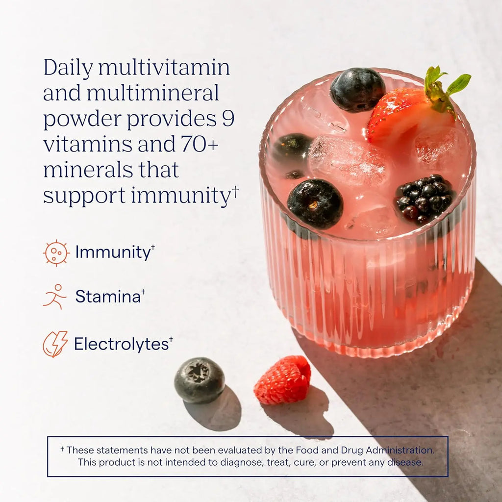 Trace minerals ELECTROLYTE STAMINA POWER PAK NON*GMO MIXED BERRY BOX OF 30