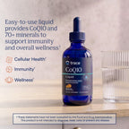 Trace Minerals CoQ10 Líquido Antioxidante 100 mg 118 ml