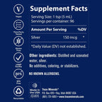 Trace Minerals Plata Coloidal 473ml, 30 Ppm/ Porciones Sin Sabor