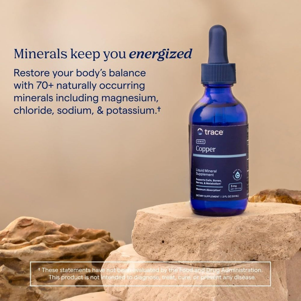 Trace Minerals Cobre Iónico 3 Mg Sin Sabor – Minerales
