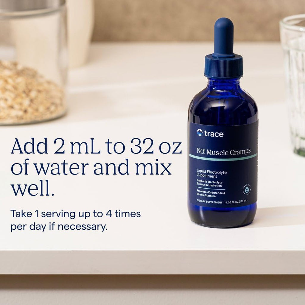 Trace Minerals NO! Muscle Cramps Líquido para Calambres 120 ml