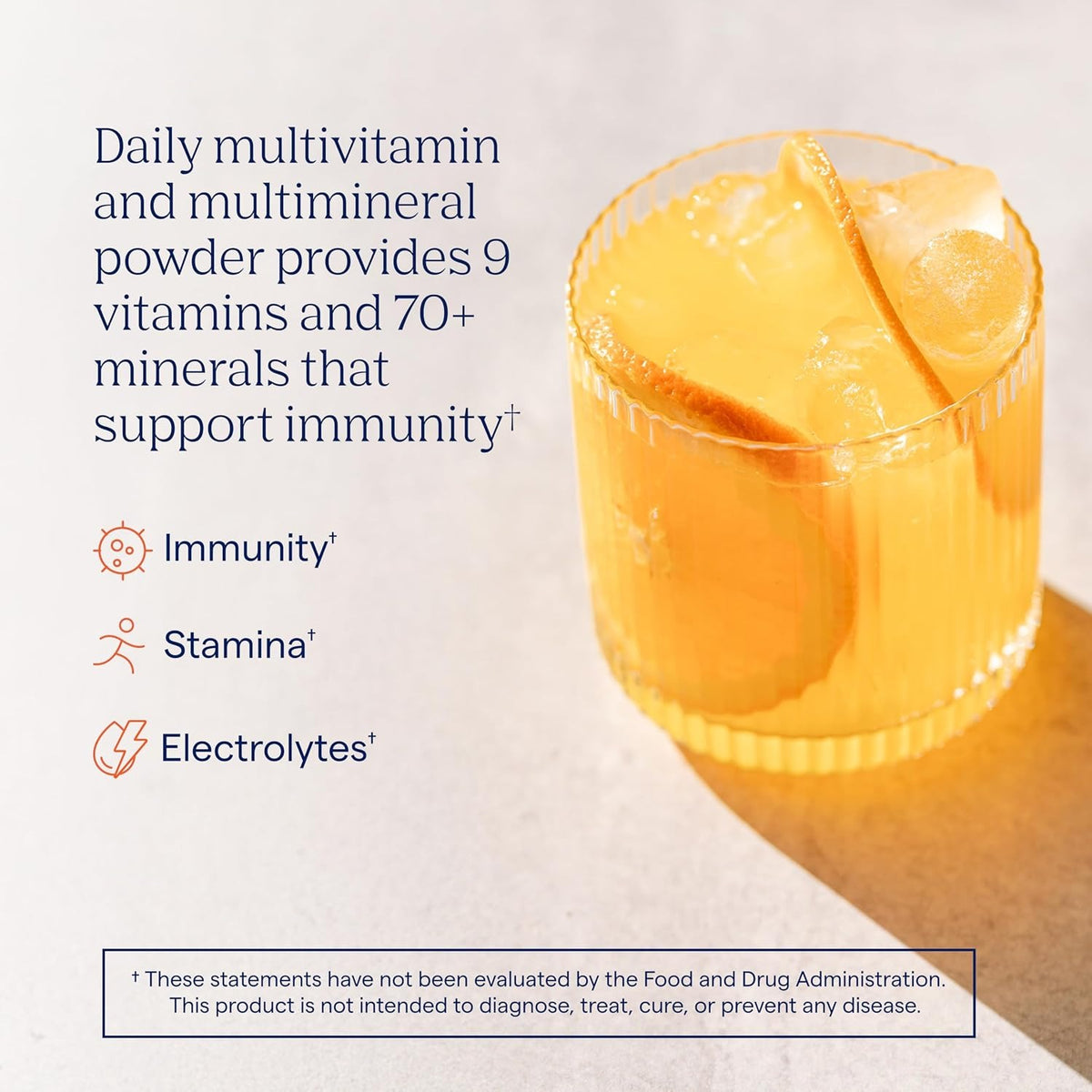 Trace Minerals Electrolitos Vitamina C Mandarina Polvo Efervescente 30u – Hidratación