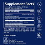 Trace Minerals Vitamina Iónica Líquida B12 1000 mcg sabor uva 59 ml