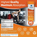 Trace Minerals Magnesio Efervescente Tabletas Sabor Naranja 40 g