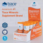 Trace Minerals Magnesio Efervescente Tabletas Sabor Naranja 40 g