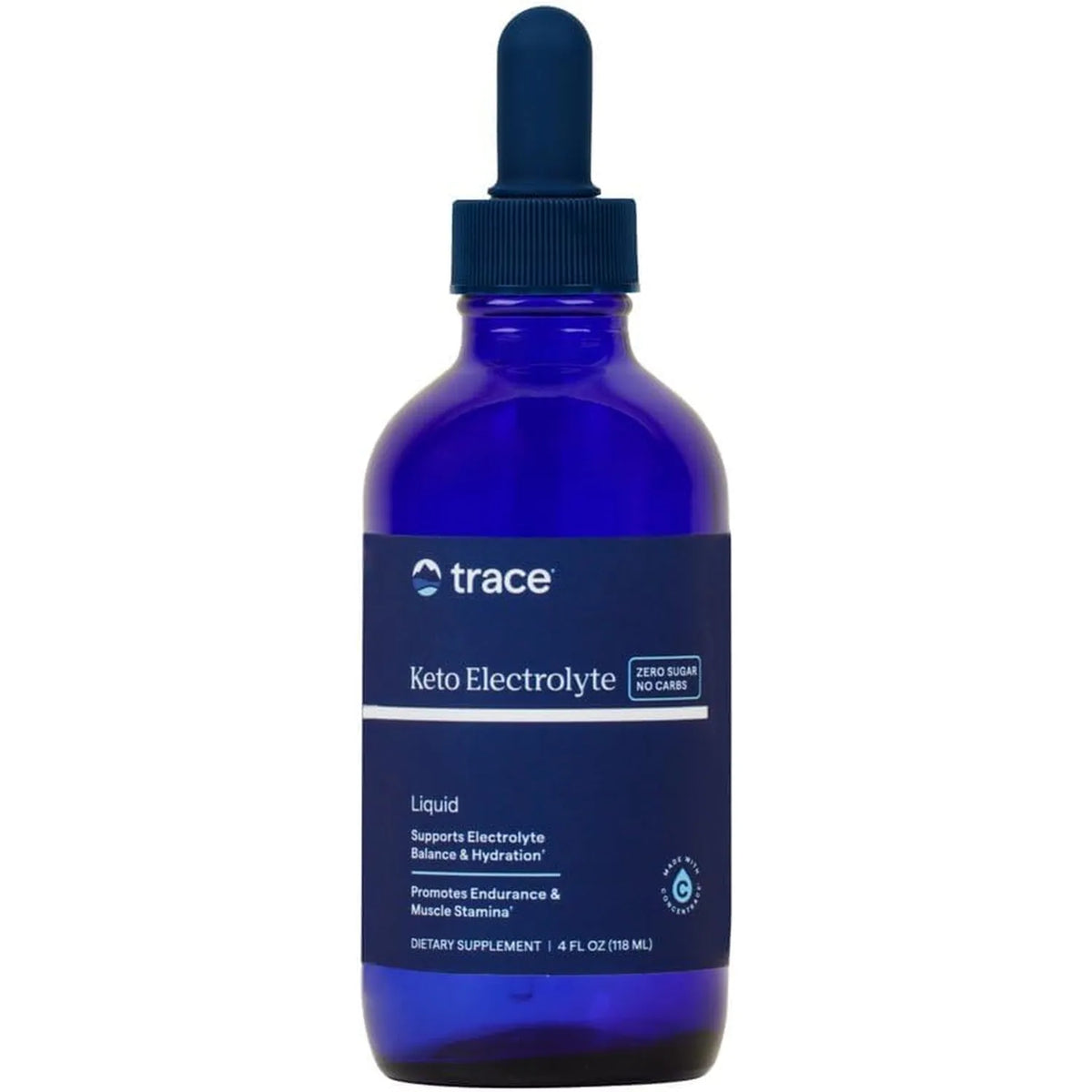 Trace Minerals Gotas de electrolitos Keto con magnesio, 4 onzas líquidas 118 ml
