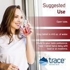 Trace Minerals Magnesio Tabletas EfervecenteS 40g Sabor Frambuesa Frambuesa – Minerales