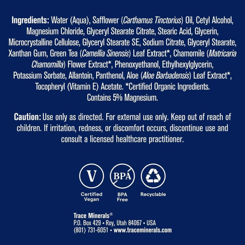 Trace Minerals Loción De Magnesio – Minerales