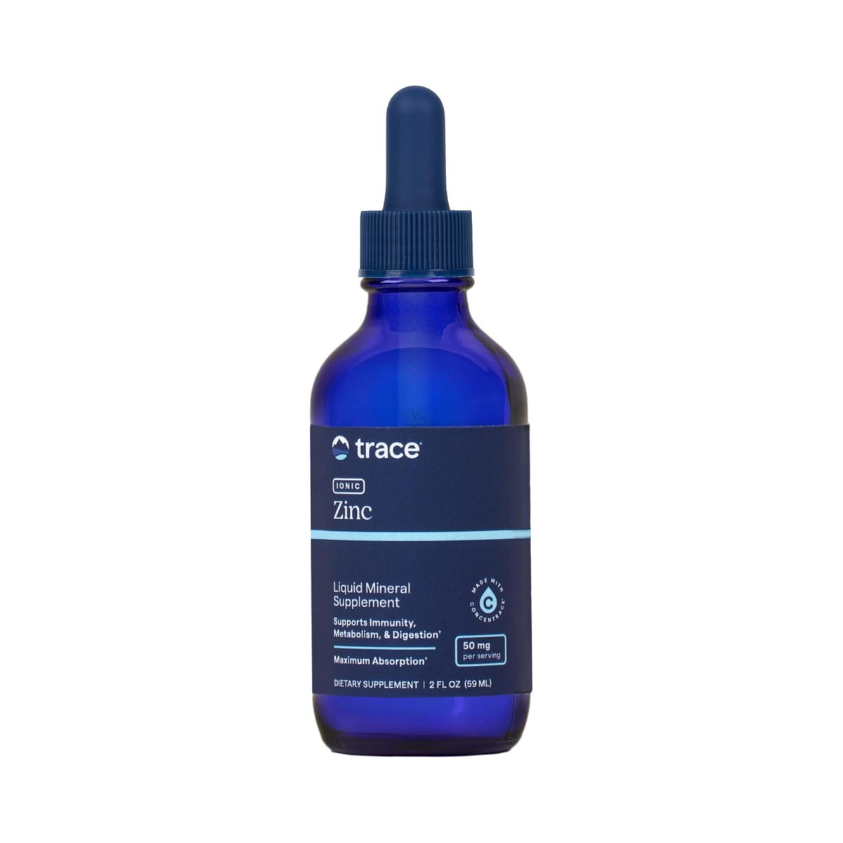 Trace Minerals Zinc Iónico + Vitamina C 2 oz