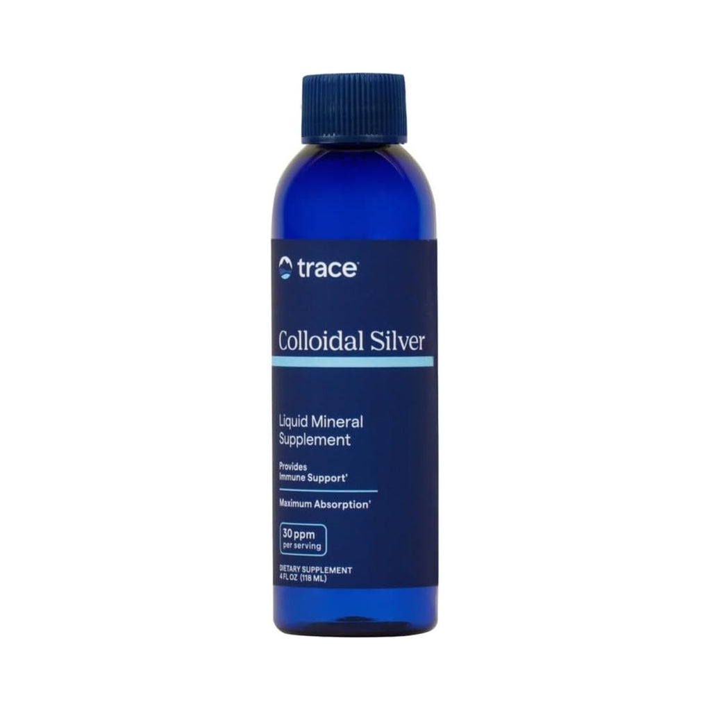 Trace Minerals Plata Coloidal 118ml, 30ppm/Porciones Sin Sabor