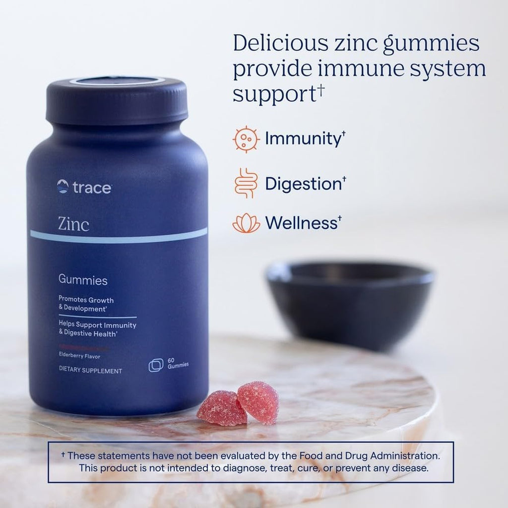 Trace Minerals Zinc 60 Gomitas