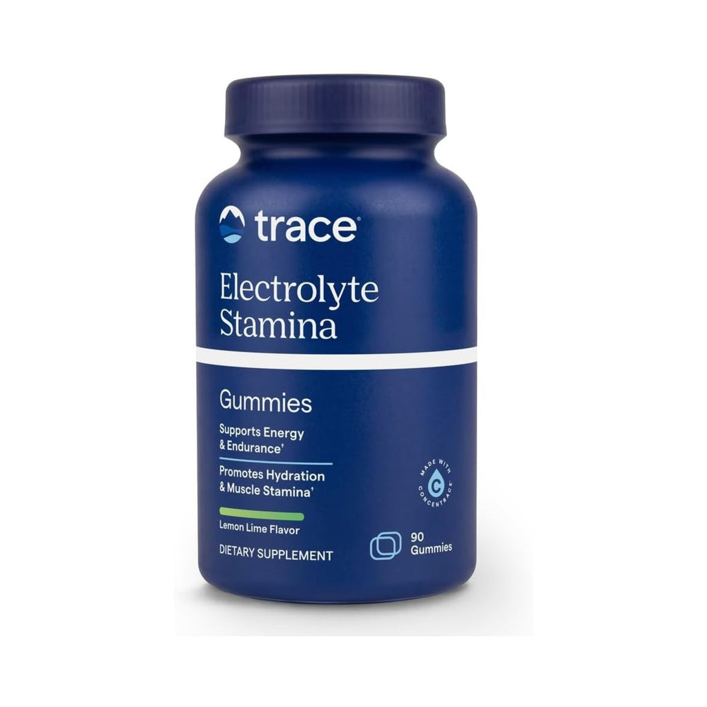 Trace Minerals Gomitas Electrolitos Sabor Lima Limón 90 Piezas Veganas Sin Gluten – Hidratación