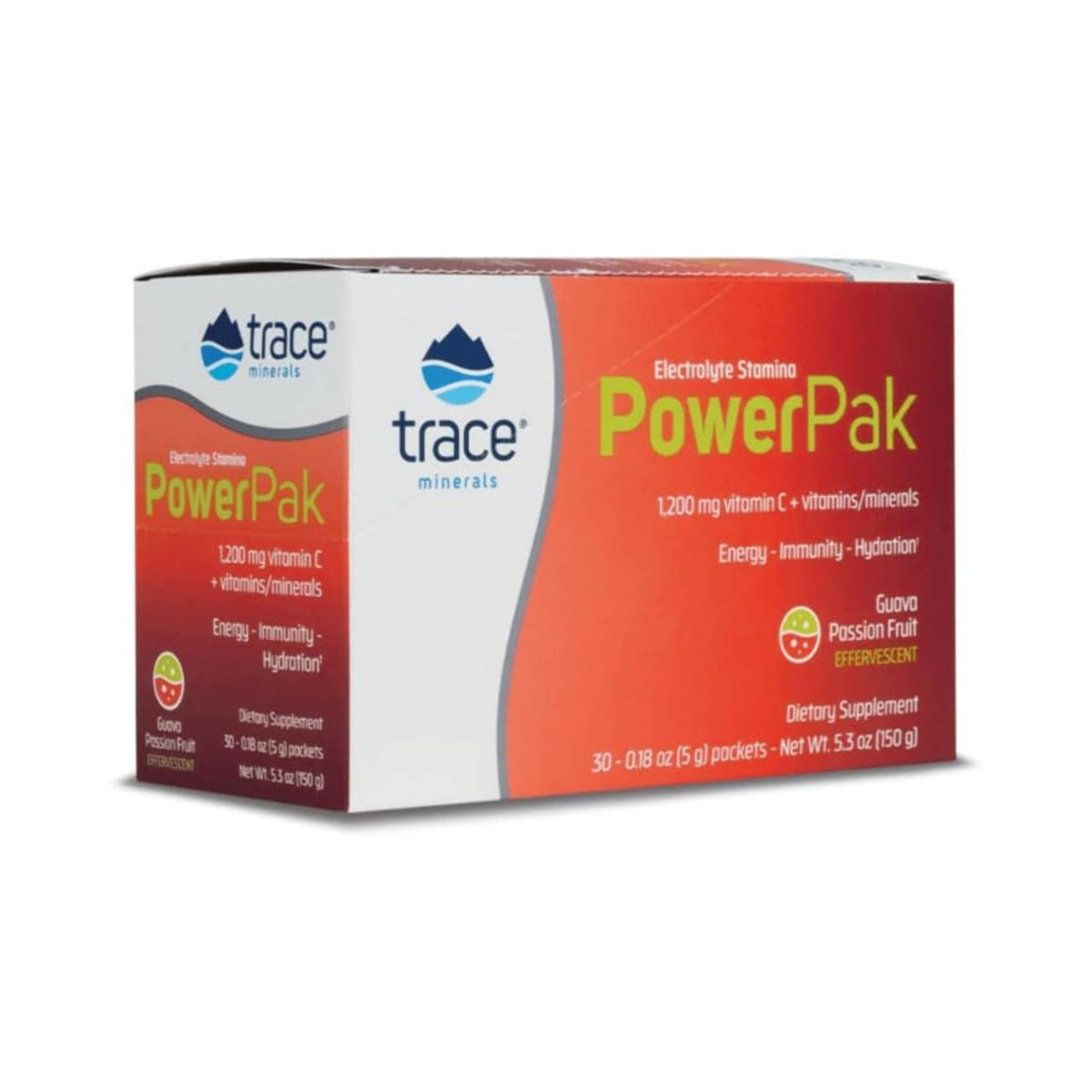 Trace Minerals Power Pak + Inmunidad Sobres Vitamina C Pomelo Vegano 30 Piezas – Vitaminas