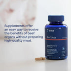 TRACE MINERALS BEEF LIVER -HORMONAS- 500MG 180 CAPSULAS SFN
