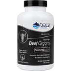 Trace Minerals Beef Organs Órganos de Res 500 mg 180 Cápsulas