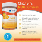 Trace Minerals Gomitas Múltiples Para Niños 60 Gomitas Naranja