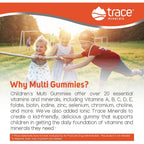 Trace Minerals Gomitas Múltiples Para Niños 60 Gomitas Naranja