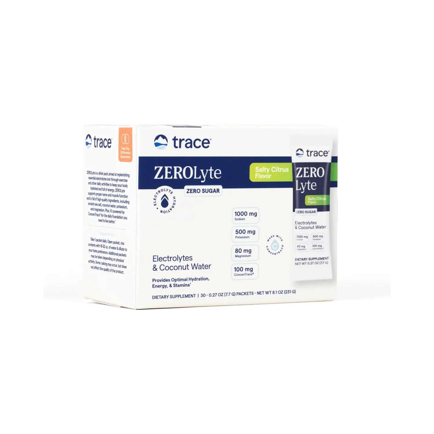 Trace minerals zerolyte salty citrus 30 ct sfn