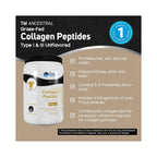 Trace Minerals ANCESTRAL - Péptidos de colágeno | Sin sabor | Apoya huesos, articulaciones, piel, cabello, uñas e intestino saludables | Colágeno tipo I y III