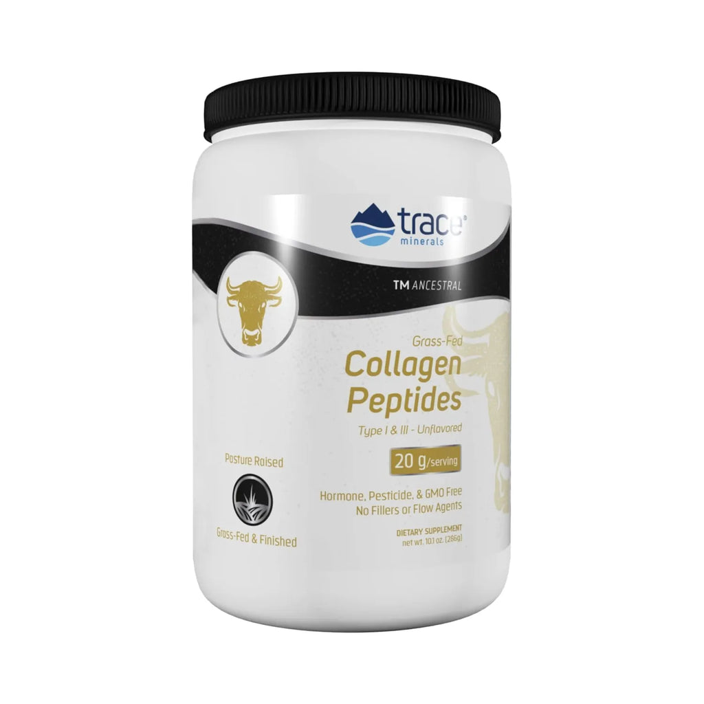 Trace Minerals ANCESTRAL - Péptidos de colágeno | Sin sabor | Apoya huesos, articulaciones, piel, cabello, uñas e intestino saludables | Colágeno tipo I y III