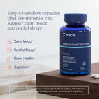 Trace minerals Magnesium Glycinate 120 mg 180 ct