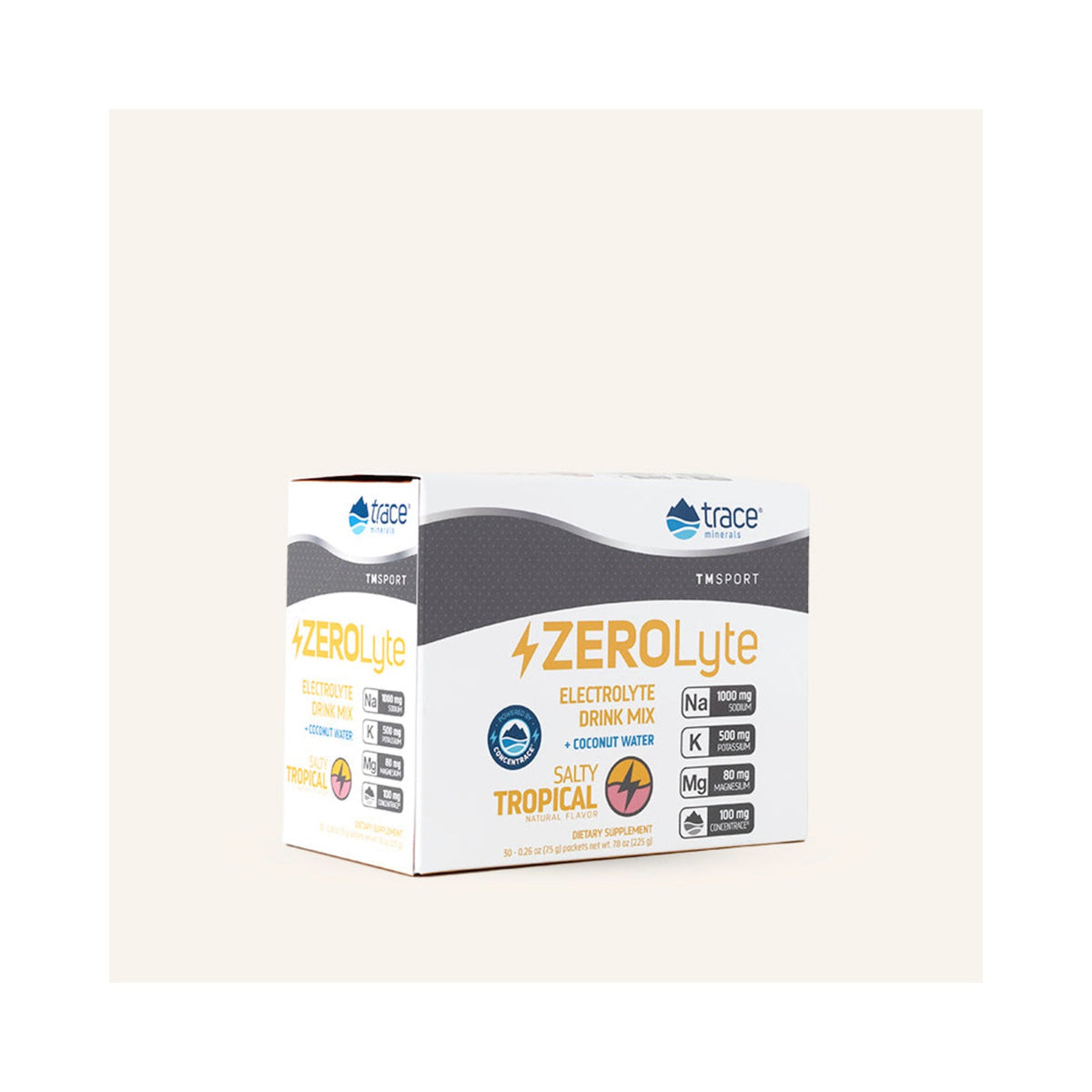 Trace Minerals Tm Sport Zerolyte 12 Sobres Electrolitos Sabor Variado Surtidos – Hidratación