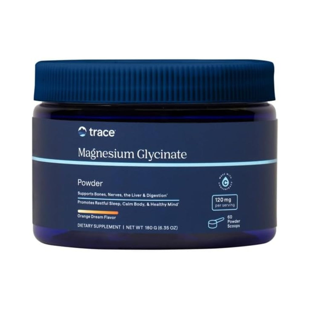 Trace Minerals Glicinato De Magnesio En Polvo 180g Sabor Sueño De Naranja – Minerales