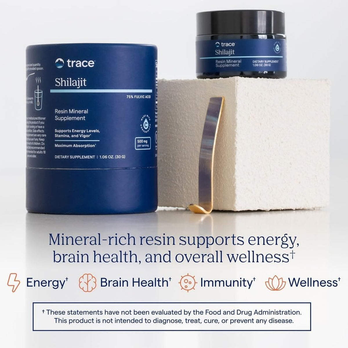 Trace Minerals Resina de Shilajit 30 g
