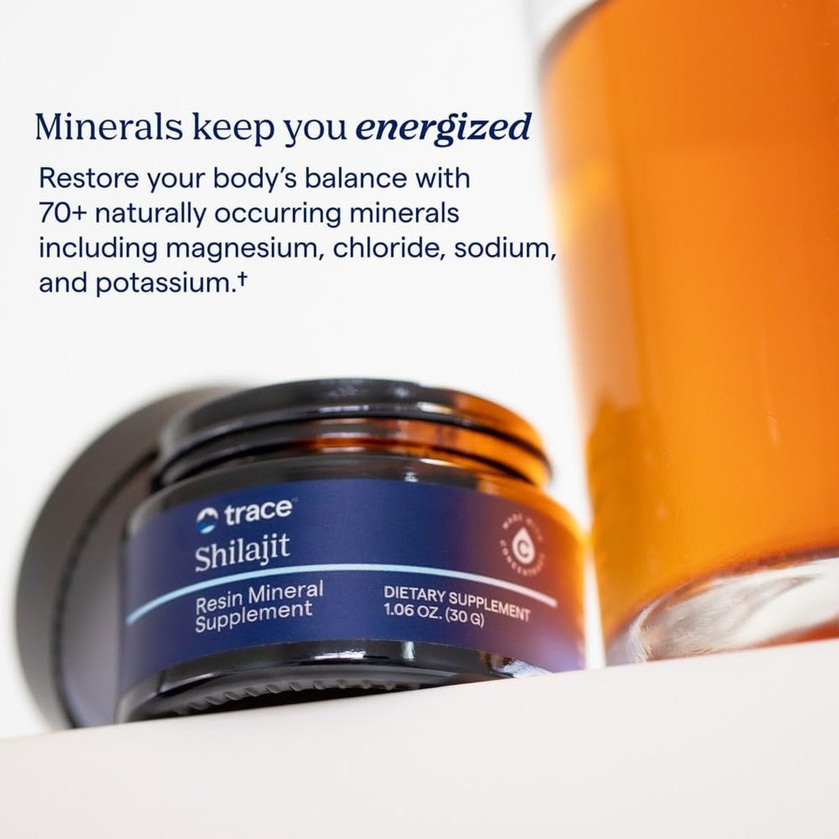 Trace Minerals Resina de Shilajit 30 g